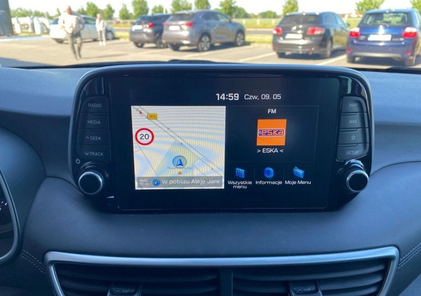 Hyundai Tucson cena 97900 przebieg: 27333, rok produkcji 2020 z Kartuzy małe 277
